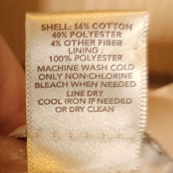 Loft Cream Gold Green Sparkle Textured Skirt 8 - Picture 6 of 6